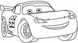 Mcqueen Lightning Coloring Pages Kids Cars Printable Colouring Bestcoloringpagesforkids sketch template