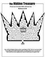 Maze Parable Parables Treasures Mazes sketch template
