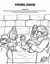 Temple Coloring Luke Crossword Sharefaith sketch template