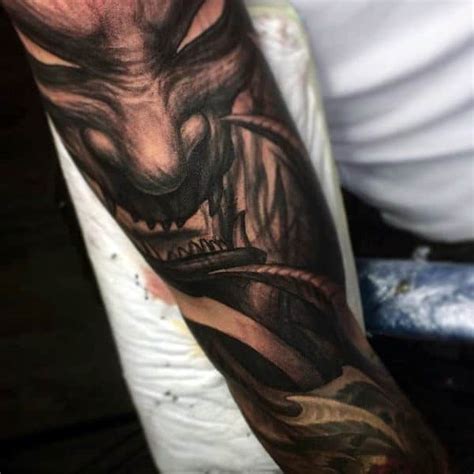 90 Demon Tattoos For Men Devilish Exterior Design Ideas