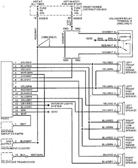 dodge dakota speaker wiring diagram