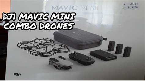 unboxing mavic mini drones combo youtube