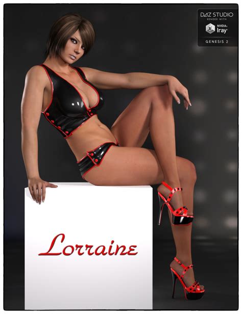 lorraine for genesis 2 female s 3d models and 3d software by daz 3d
