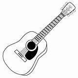 Guitar Clipart Clip Acoustic Outline Printable Animated Cliparts Bw Clipartmag Library Views Clipground Wikiclipart Lovers Find Computer Clipartbarn Cursor Simply sketch template
