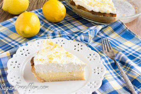 Sugar Free Lemon Cream Pie {low Carb Gluten Free