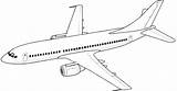 Airplane Coloring Pages Print Boys Clip Clipart sketch template