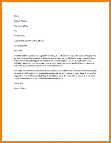 financial hardship letter template examples letter template collection
