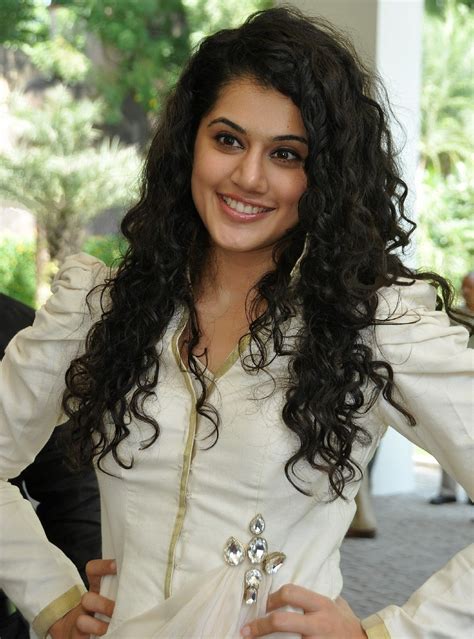 high quality bollywood celebrity pictures taapsee pannu super sexy legs show in white dress at