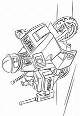 Motorcycle Lego Police Riding Coloring Pages Categories sketch template