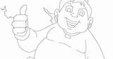 Kalia Pages Coloring Colouring Bheem Chota Kids sketch template