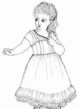 Doll American Girl Coloring Pages Printable Getdrawings Getcolorings Print sketch template