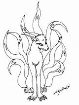 Tailed Cloak Ninetales Tails sketch template