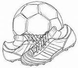 Futbol Dibujo Balones Calcio Lapiz Lápiz Fussball Desenhos Chuteiras Pelota Messi Fútbol Digitales Sellos Digi Ausmalbilder P4 Mbappe Chuteira Voetbal sketch template