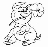 Coloring Pages Bank Getcolorings Pig sketch template