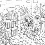Garden Jardín Dibujos Jardin Paisaje Salir Etapainfantil Mandalas sketch template