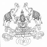 Coloring Pages Lakshmi Saraswati Drawing Durga Drawings Outlines Godess Haven Getdrawings Creative Fans Awesome Visit Simple Pooja Oct sketch template