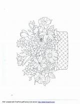 Coloring Pages Dover Flower Detailed Book Floral Flowers sketch template