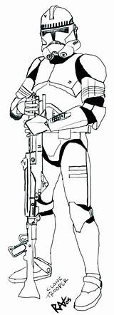 Clone Coloring Trooper Pages Drawing Wars Phase Star Drawings Color Getcolorings Paintingvalley Print sketch template