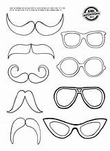 Mustache Clings Moustache Kidsactivitiesblog Mustaches Activities Paper sketch template