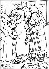 Zacchaeus Zaccheus Zaccheaus Template Honesty Flip Coloringhome sketch template