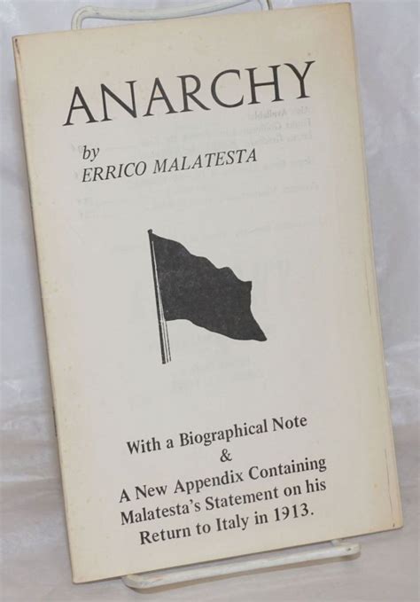 anarchy with a biographical note and a new appendix