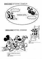 Stand Down Sit Standing Chair Para Colorear Sitting Bench Coloring Mickey Minnie Chip Dale Pages Originales Páginas sketch template