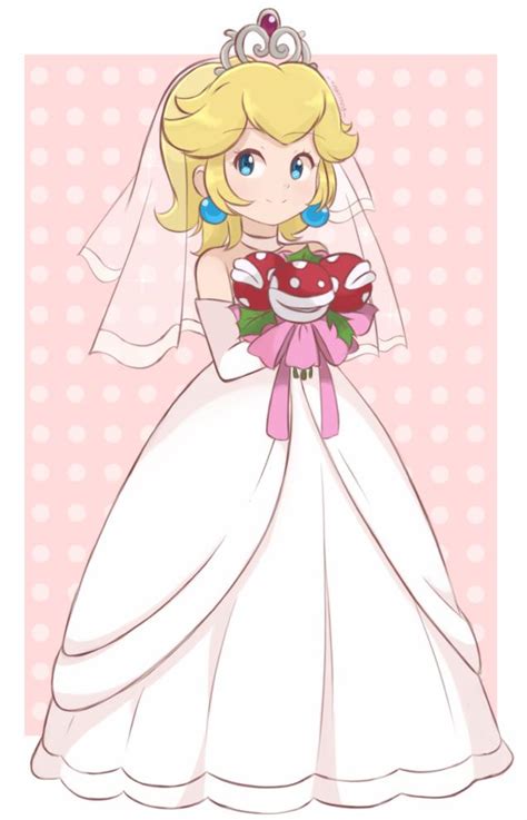 princess peach wedding dress   chocomiru  deviantart