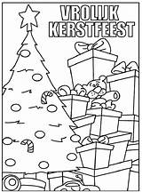 Christmas Pages Coloring Kids Tree Fun Kerstmis Disney Txt sketch template