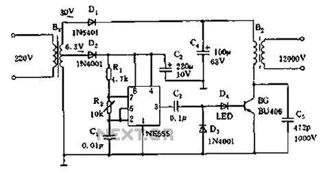 high voltage generator circuit diagram wiring diagram