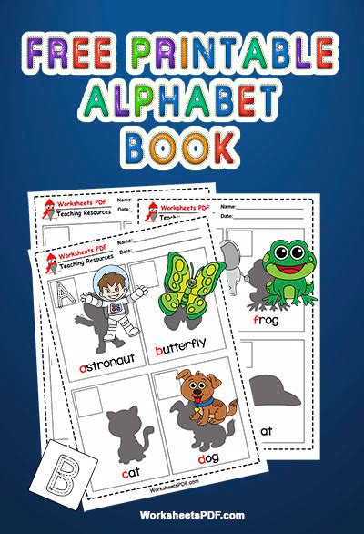 printable alphabet book  alphabet printables alphabet book