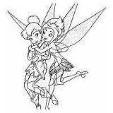Coloring Pages Tinker Bell Tinkerbell Printable Online Everfreecoloring sketch template