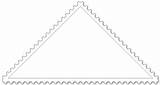 Malvorlage Dreieck Briefmarke Mißfeldt sketch template