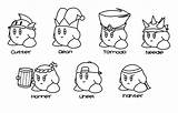 Kirby Coloring Pages Print Para Meta Knight Colorear Ability Printable Set Star Color Allies Deviantart Personajes Characters Copy Popular Coloringhome sketch template