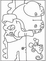 Olifant Muis Maus Met Elefant Kleurplaat Dasmalbuch sketch template