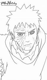 Obito Naruto Tobi Uchiha Pages Coloring Lineart Anime Color Deviantart Printable Popular Getcolorings Print Sketch Template Coloringhome sketch template