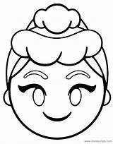 Emojis Disneyclips Printable Cinderella Kids Poop Colorir Emociones Coloringonly Caritas Smiling Sunglasses Belle sketch template