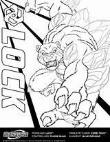 Monsuno Coloring Printable Print Lock Click Enlarged Browser Return Button Select Then Right Use Back sketch template