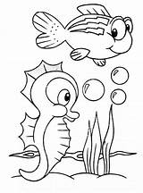 Ausmalbilder Unterwassertiere Ausmalen Tiere Unterwasser Ausmalbildern Kinder sketch template