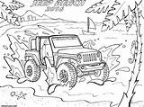 Coloring Teraflex Jeeps Wrangler Car Famous sketch template