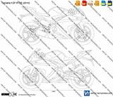 Templates Yzf R125 sketch template