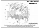 Ladder Bunk Bed Dimensions Twin End Over Beds Drawers Trundle sketch template