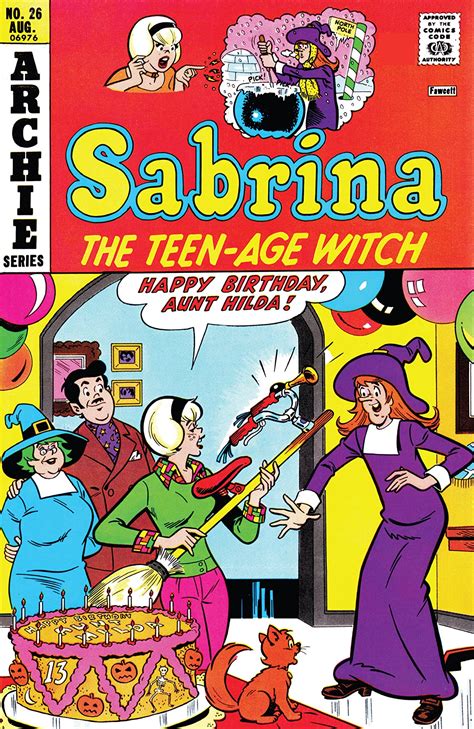 Comics Poster Archie Comics Sabrina The Teen Age Witch 1971 Cover Wall