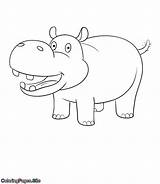 Coloring Hippo Posters Tutorial Name Buy sketch template