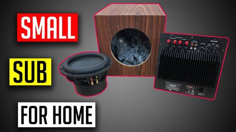 sealed subwoofer box design  home theater youtube