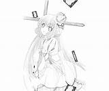 Chobits Chi Atashi Coloring Style Pages Another sketch template