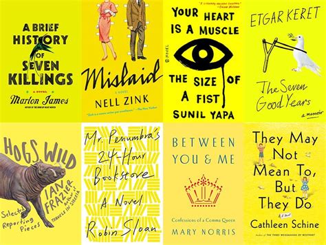 yellow  yellow   newest trend  book covers