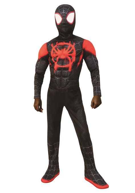 spider man miles morales deluxe child costume