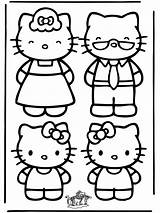 Coloring Hello Kitty Pages Coloringpages1001 sketch template