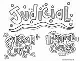 Legislative Judicial sketch template