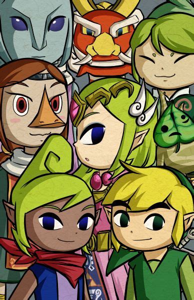 Wind Waker Main Characters By Icy Snowflakes Wind Waker